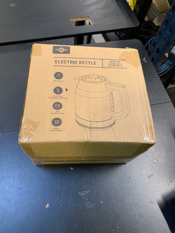 Photo 1 of Electric Kettle Temperature Control, 1.7L 1500W Electric Tea Kettle with 13 Temperature Settings, Strix Thermostat, LED Display&Touch Control, Auto Shut-Off Protection, Boil Dry Protection