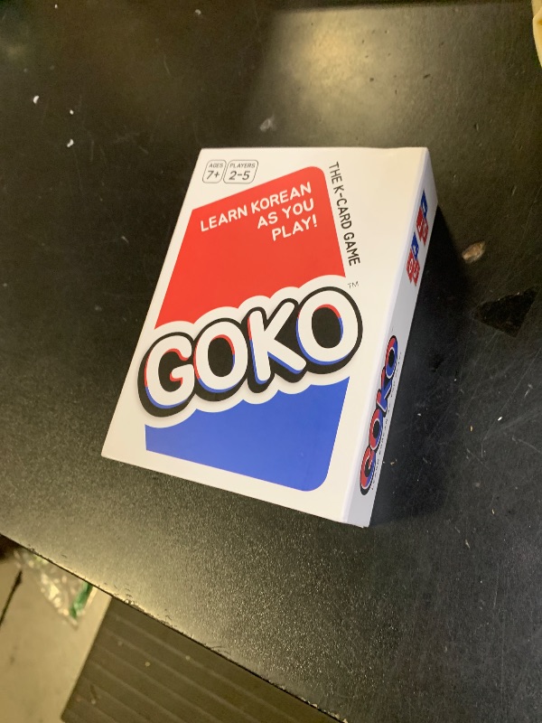 Photo 1 of Goko Learn to speak Korean card game