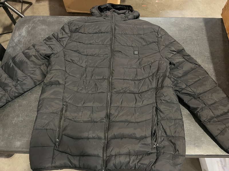 Photo 1 of (2XL)Heated Jacket,Down Heated Jackets For Men Women,Winter Jackets,Fashion Heated Coat Womens Heated Hoodie,6 Heating Zone Mens, Heated Clothing For Women Black (No Battery Inclued).
