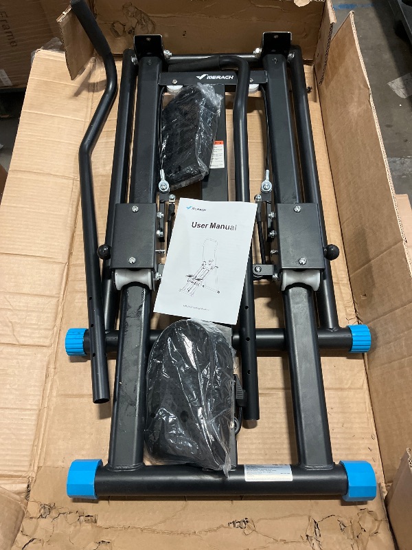 Photo 1 of MERACH Stair Stepper for Home Gym Exercise, New Version Stairmaster for Full-Body Workout, Compact Folding Stair Climber with Extended Step Range, Adjustable Handlebar/Pedal