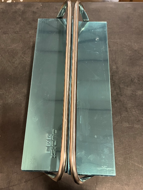 Photo 1 of Portable Cantilever Tool Box Metal Folding Auto Maintenance Storage Organizer Stainless Steel 3 Layer 5 Tray Cantilever for Home and Auto Repair Folding Metal Toolbox (420)
