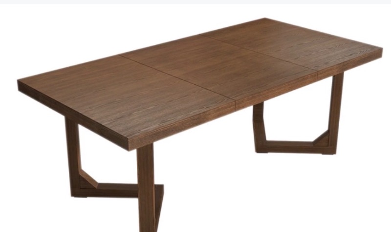 Photo 1 of Solid Wood Dining Table for 6-8 People , Modern Farmhouse Kitchen Table Rectanbgular Table for Dining Room, Home Office, Living Room