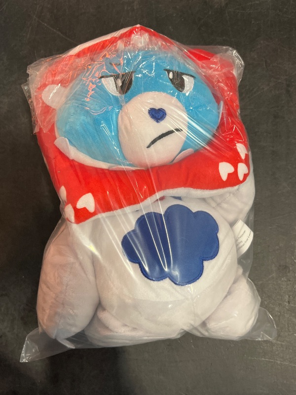 Photo 1 of Netflix- CareBear X StrangerThings- Grumpy Bear as Demogorgon, 12inch Plush- White 
