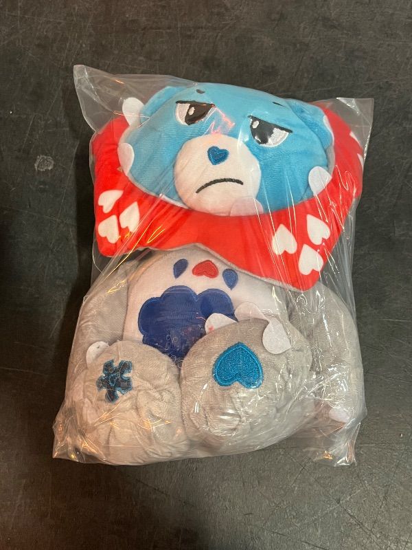 Photo 1 of Netflix- CareBear X StrangerThings- Grumpy Bear as Demogorgon, 12inch Plush- Grey
