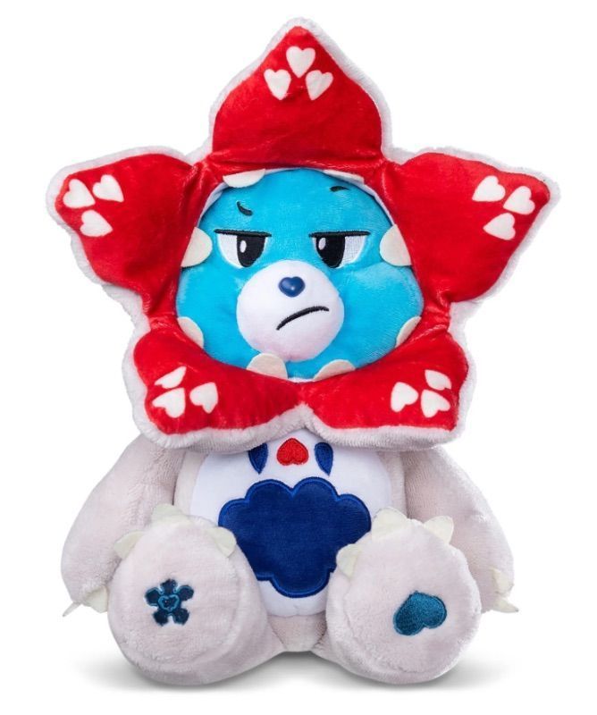 Photo 1 of Netflix- CareBear X StrangerThings- Grumpy Bear as Demogorgon, 12inch Plush- Grey
