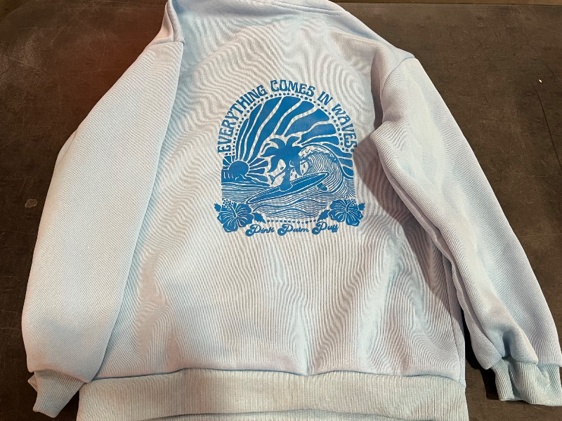 Photo 1 of (S) Womens Oversized Hoodies Long Sleeve Pullover Hooded Sweatshirts Trendy Fleece Comfort Winter Outfits Fall Clothes