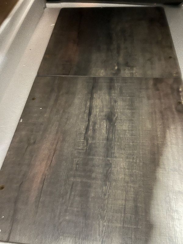 Photo 1 of Coffee Table Set of 3, Industrial Coffee Table with 2 Square End Side Tables, Modern Living Room Table Set, with Metal Frame, for Apartment Home Office, Grey
