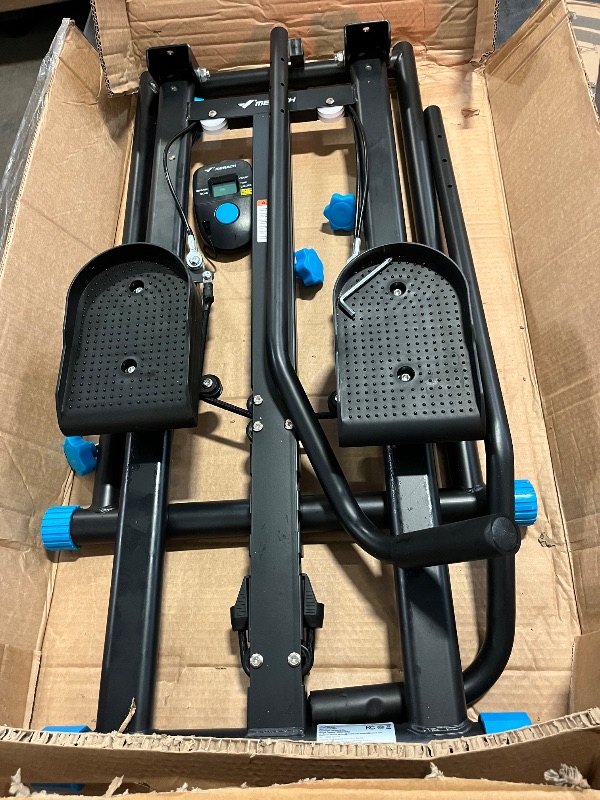 Photo 1 of MERACH Stair Stepper for Home Gym Exercise, New Version Stairmaster for Full-Body Workout, Compact Folding Stair Climber with Extended Step Range, Adjustable Handlebar/Pedal
