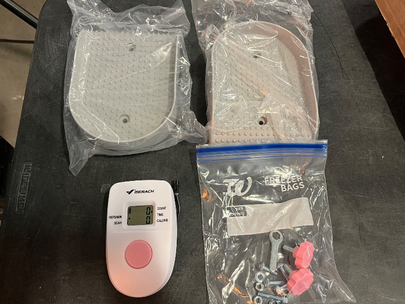 Photo 1 of MERACH Stair Stepper for Home Gym Exercise, New Version Stairmaster for Full-Body Workout, Compact Folding Stair Climber with Extended Step Range, Adjustable Handlebar/Pedal
