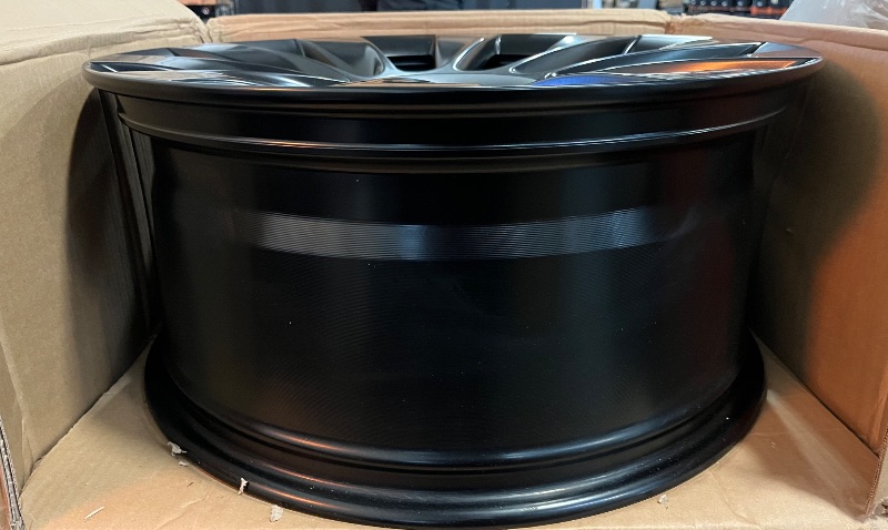 Photo 1 of Guriches New 21 inch Alloy Wheel Rim Replacement Compatible with Model Y 2020-2023,21 inch x10.5 inch Wheel Rim replacement |Black | OEM Quality Directly Replaced
