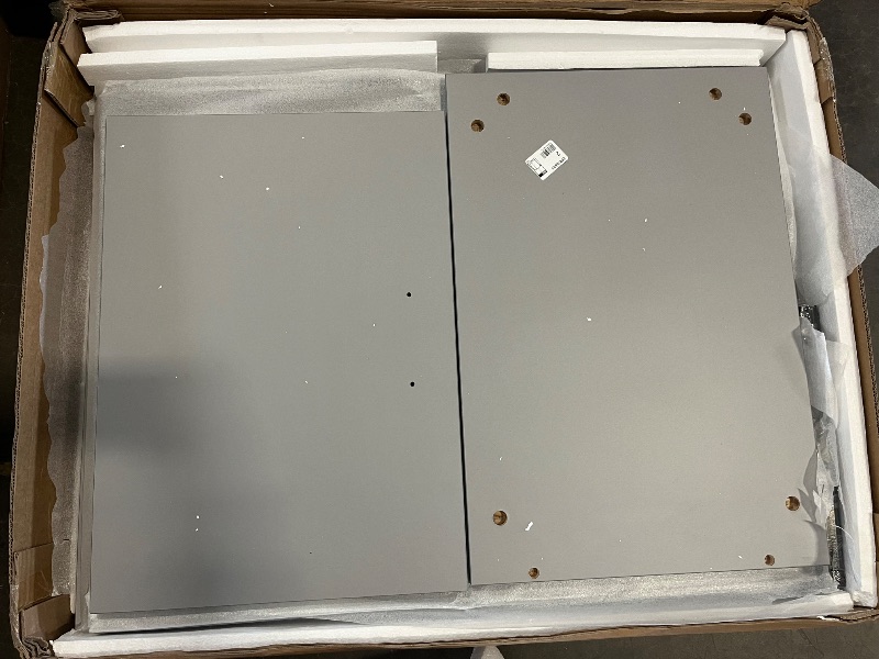 Photo 1 of L Shaped Reception Desk with a Locking Drawer and Storage Cabinet 