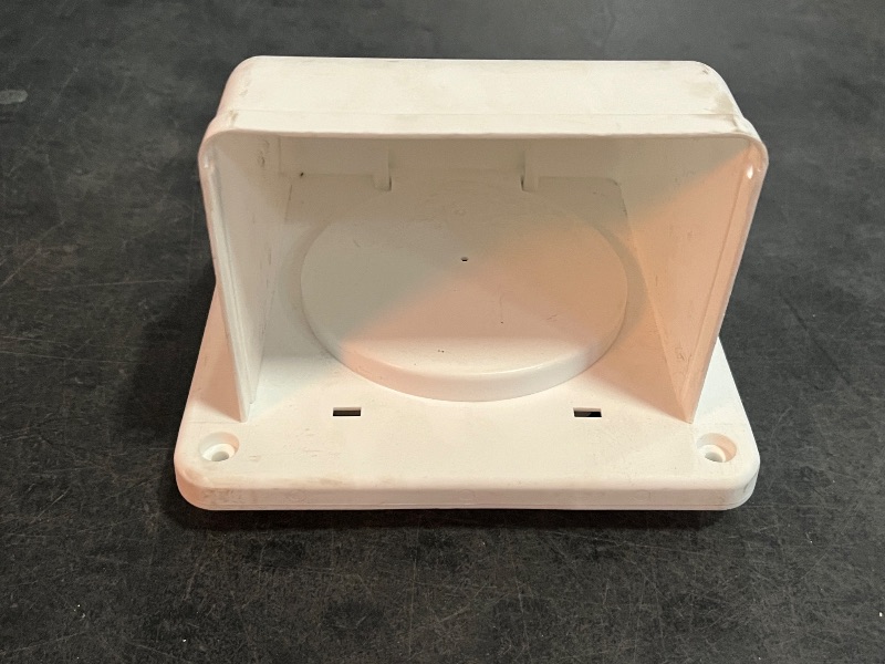 Photo 1 of Dryer Vent Hood with Screen, 4 inch, White Replacement