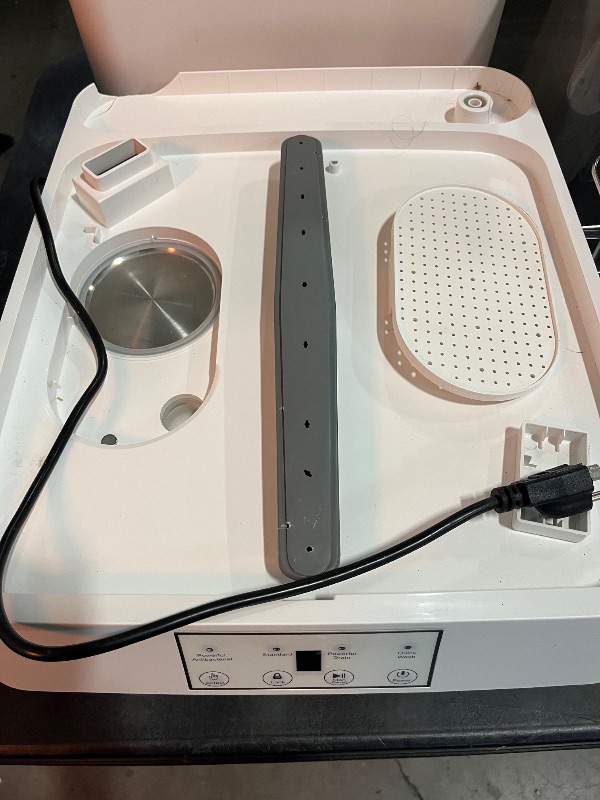 Photo 1 of Portable Mini Dishwasher, Countertop Dishwasher, Transparent Design, with 360° Rotating Nozzle and Multiple Cleaning Modes, Automatic Dishwashing, for Apartments, Dormitories, and RVs