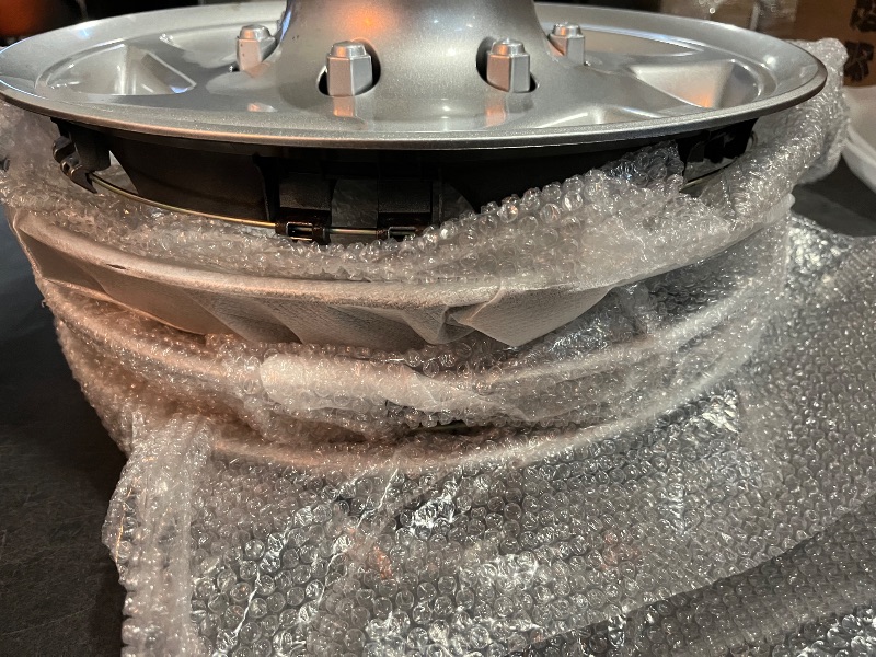 Photo 1 of 4PCS Hub Caps Van Full Wheel Covers for Ford E250 E350 E450 Econoline 1999-2018 16" Steel Wheel Covers, Hubcaps Wheel Covers Hub Caps Rim Simulators Silver
