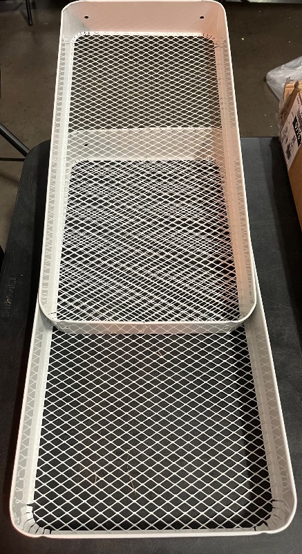 Photo 1 of 2 in 1 Garment Rack,Clothing Rack with 2 Tier Storage Basket and Wheel,Freestanding Clothes Rack for Home Bedroom Laundry Small Place Entryway, White