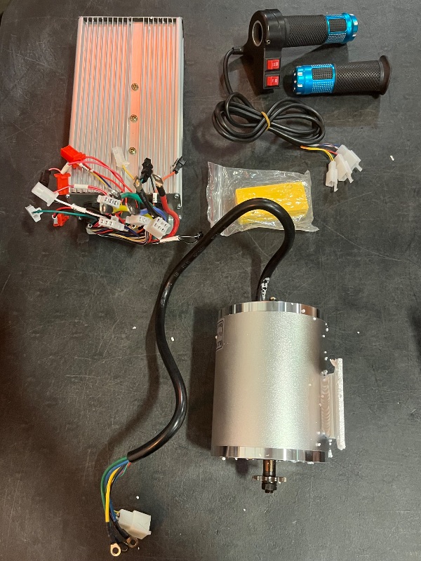 Photo 1 of 72V 3000W Motor Kit, 6600RPM Brushless DC Motor Kit,Electric Bike Motor Conversion Kit with Controller,3 Speed Adjustment & Reverse Function for E-Bike Go Kart Scooter Motorcycle DIY Upgrade