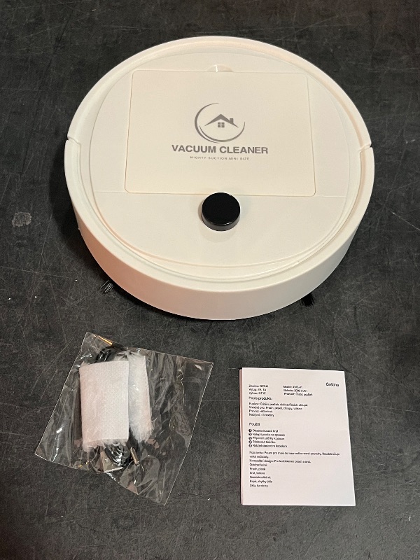 Photo 1 of 3-in-1 Robot Vacuum and Mop | 3000Pa Strong Suction, Anti-Tangle, 120 Mins Runtime, Ultra-Thin, Low Noise, Smart Navigation, Multiple Cleaning Modes, Ideal for Pet Hair and Hard Floors (White)
