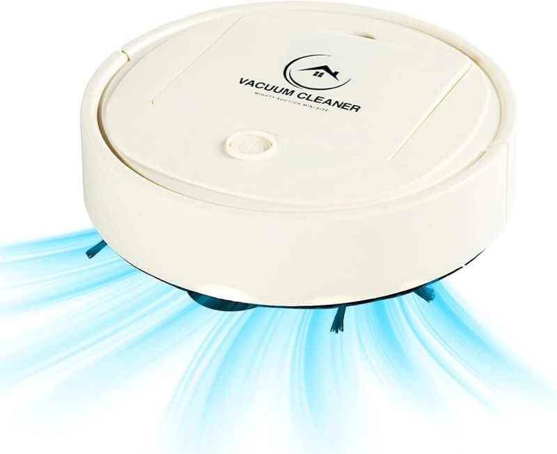 Photo 1 of 3-in-1 Robot Vacuum and Mop | 3000Pa Strong Suction, Anti-Tangle, 120 Mins Runtime, Ultra-Thin, Low Noise, Smart Navigation, Multiple Cleaning Modes, Ideal for Pet Hair and Hard Floors (White)
