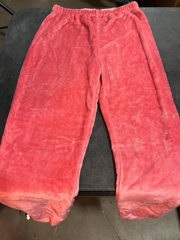 Photo 1 of (L) Womens Plush Wool Thermal Pajamas Set Winter Set 