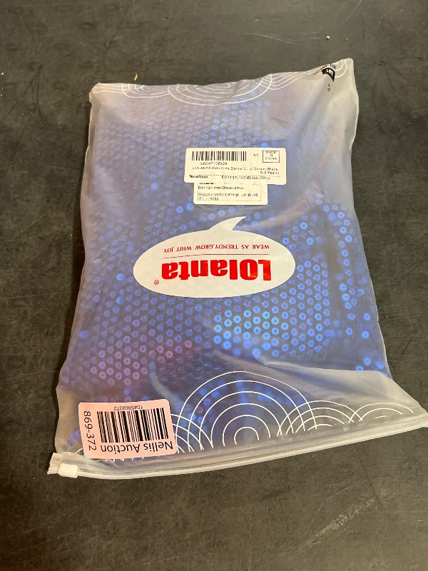 Photo 1 of (M) LOLANTA 2Pcs Girls Dance Outfits Cropped Sequin Jacket Pants Set, Kids Hip Hop Dance Costumes for 80s 90s Party