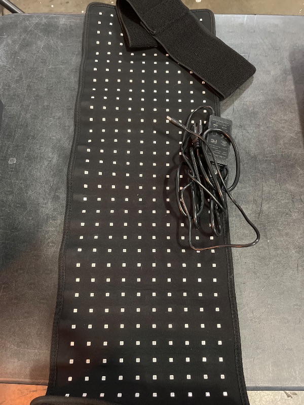 Photo 1 of Led Red Infrared Therapy Mat, 175W Near Infrared Light Therapy Devices w/3 Adjustable Brightness and 20-Minute Timer Function with Two Adhesive Tapes for Whole Full Body Pain Relief