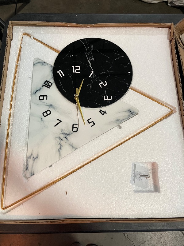 Photo 1 of Large Decorative Wall Clock 22.5 Inch Nordic Style Modern Home Decorative Clock for Bedroom Living Room Kitchen Wall Decor