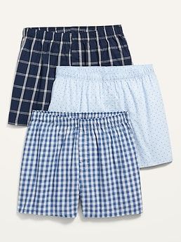 Photo 1 of (M) 3-Pack Soft-Washed Boxer Shorts -- 3.75-inch Inseam