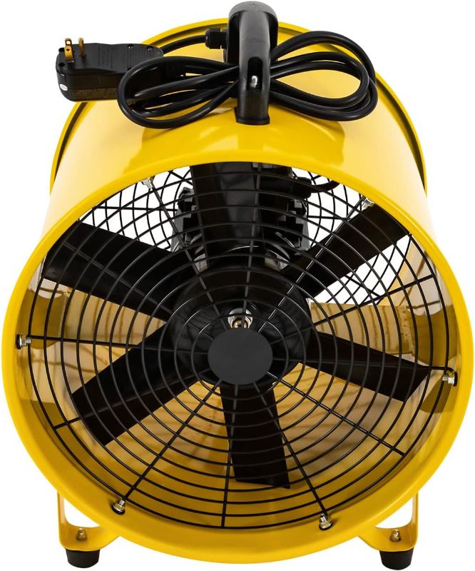 Photo 1 of Utility Blower Fan, 1100W 2160/3178 CFM High Velocity Ventilator with 32.8fts Duct Hose, 16-Inch Portable Industrial Exhaust Fan, Free Standing Fume Extractor for Factory Exhausting Ventilating