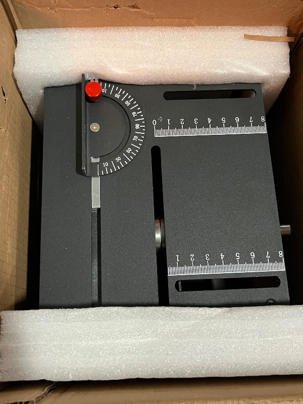 Photo 1 of 12-24V 200W Table Saw Mini Desktop Electric Saw Cutter Speed Angle Adjustable Blade Cutter for Wood Plastic Acrylic,DIY Tools(A Standard)
