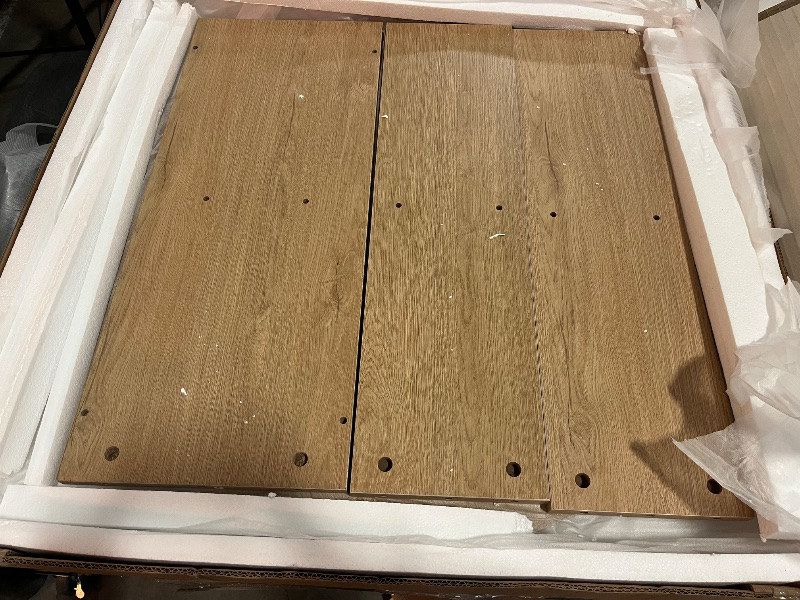 Photo 1 of AVZEAR 31.5" Round Dining Table for 2 People, Small Kitchen Dinner Table with Fluted Wood Base, Farmhouse Circle Dining Tables for Home, Kitchen, Dining Room, Living Room (Nature)
