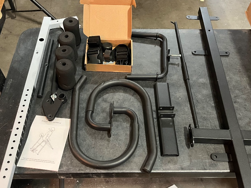 Photo 1 of Solid Inversion Table for Back Pain Relief - 330lb Capacity Foldable Decompression Table for Lumbar Stretching
