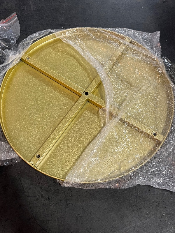 Photo 1 of Freestanding Spiral Scarf Holder Metal Display Rack Floor Stand, thirty Rods Scarves Rack Hijab Organizer Stand for Home Clothing Store Space Saving Hanger (Gold)
