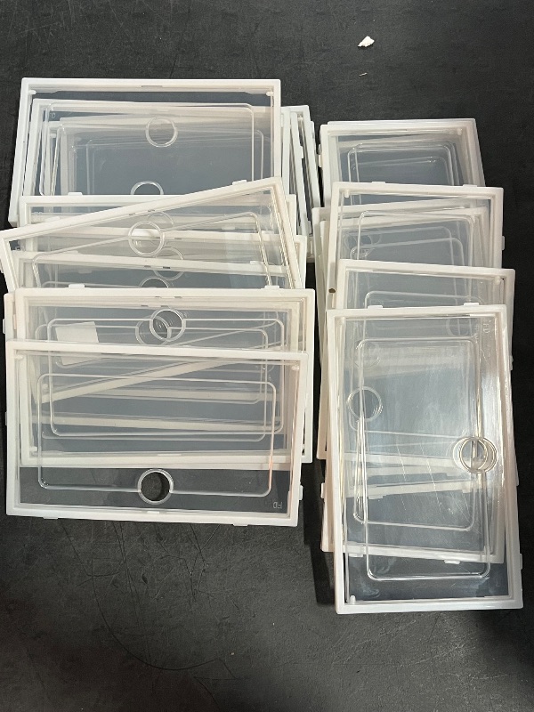 Photo 1 of 20 Pcs Shoe Box, Clear Plastic Stackable Shoe Storage Organizer, Foldable Heavy Duty Shoe Containers for Closet Apartments Small Spaces Dorm Bedroom, 12.9 x 8.8 x 5.5 Inches
