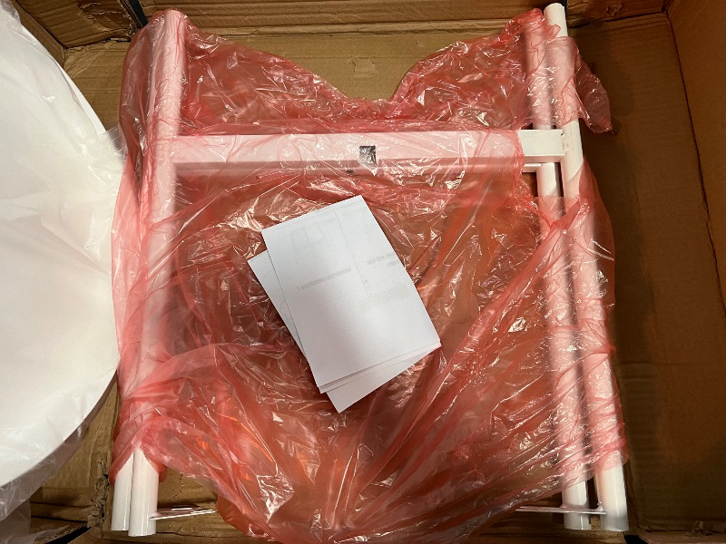 Photo 1 of 2-Tier Modern Side Table, Four-Leaf Clover Shape End Table Coffee Table Tea Table Small Nightstand Sofa Side Snack Table for Bedroom Living Room Creamy White