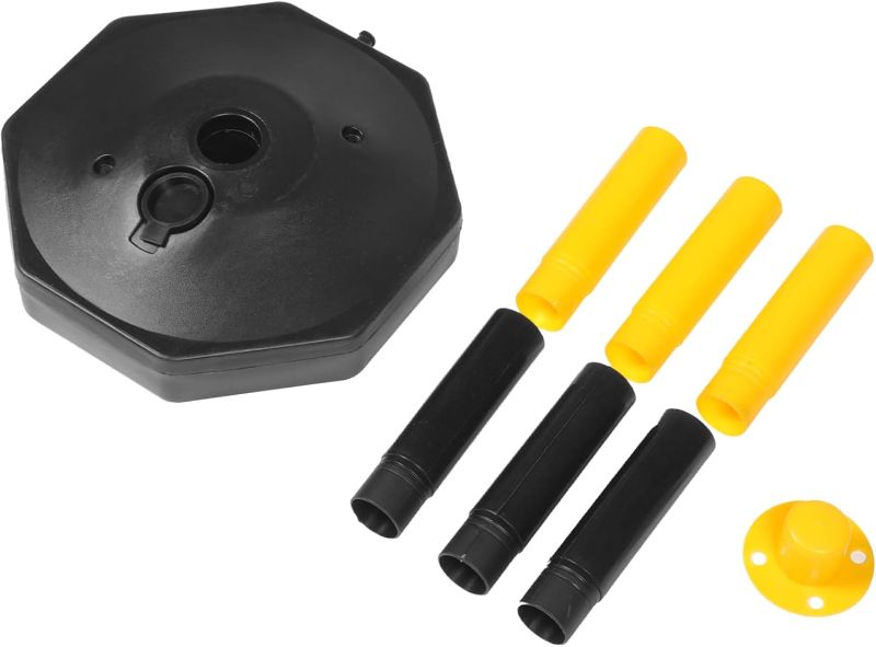 Photo 1 of -Collision Water-fillable Warning Pile Elastic Column Road Barrier for Parking Lots and Construction Sites Portable Safety Cone Eye-catching and Colors
