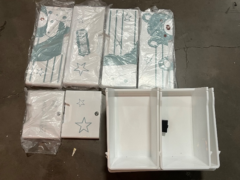 Photo 1 of Gdrasuya10 Plastic Drawers Dresser Storage Cabinet with 6 Drawers ,Closet Dresser Organizer,Stackable Vertical Clothes Storage for Hallway Entryway