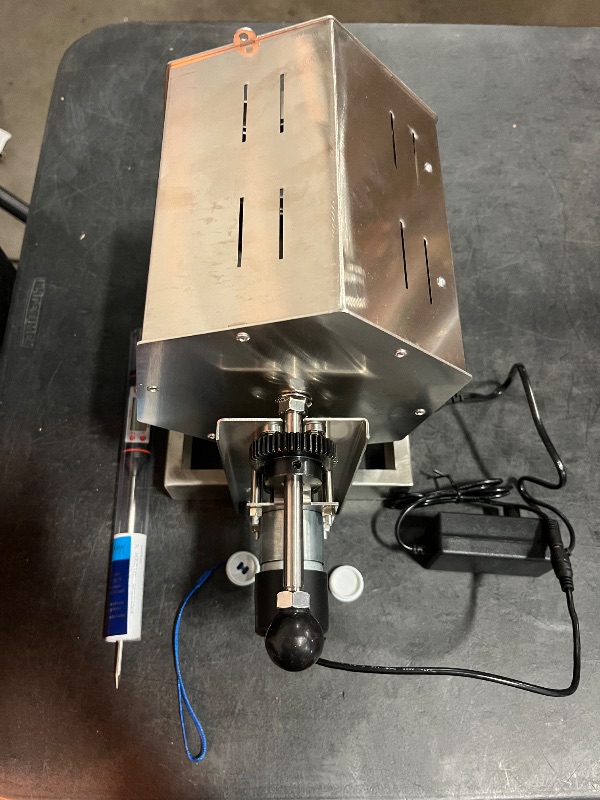 Photo 1 of Electric Coffee Bean Roaster Stainless Steel Drum Roaster for Home Commercial Use Large Capacity with Adjustable Temperature for Roasting Coffee Beans Peanuts Nuts (0.3-1.2kg)
