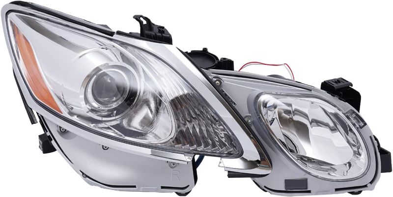 Photo 1 of Headlight Assembly, for Lexus GS Series GS300 GS350 GS430 GS450h GS460 HID Xenon 2006-2011 Front Headlamp, 8114030B60 8114030B51 Direct Replacement Head Light, Left Right Side Lamp (Right)