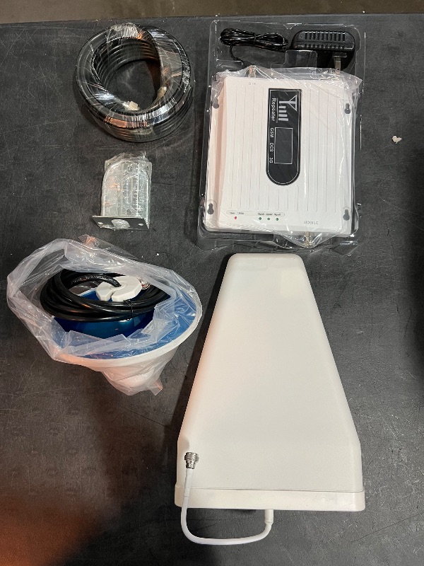 Photo 1 of Cell Phone Signal Booster for Home, Up to 3200 Sq Ft, Cell Phone SignalAmplifer Booster Signal Repeater Kit, GSM DCSWCDMA 900/1800/2100MHz Band 2G/3G/4G Boost
