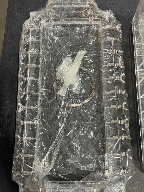 Photo 1 of Soap Cutter, Acrylic Handmade Wire Soap Cutter Machine 10 Compartments Maximum Cutting 3.94in Ajustabale Length Multi-Function Soap Loaf Cutter for DIY Craft Soap Candle Butter Cheese Slicer
