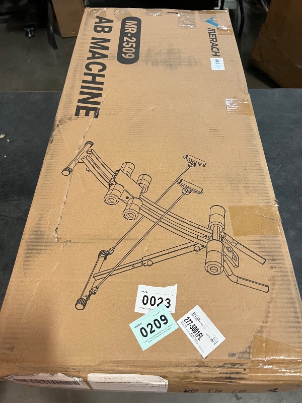 Photo 1 of MERACH Ab Machine, Adjustable Ab Trainer Machine, Ab Workout Equipment for Home Gym, Ergonomic Arc Track for Better Abs, Foldable Workout Machine for Full Body Workout Home Exercise