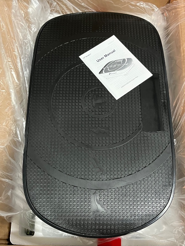 Photo 1 of MERACH Vibration Plate Exercise Machine, Whole Body Workout Equipment for Women, Bluetooth and Silicone Pedal, Vibration Plate with Auto Mode, Vibrate Fitness Platform for Home
