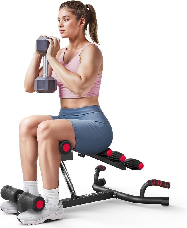 View 1 of MERACH Deep Squat Machine for Women, Adjustable Glutes Trainer Machine, Core & Leg Exercise, Push Up Board Workout Equipment at Home Gym