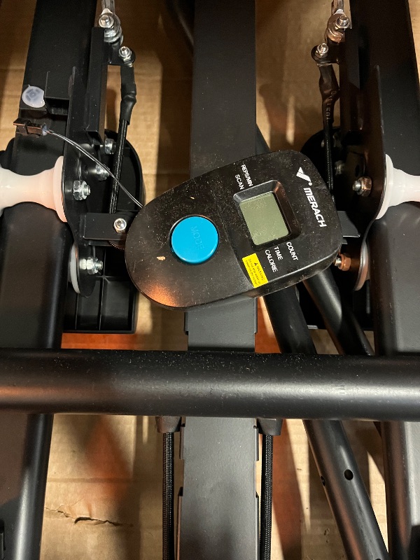 Photo 1 of *BLACK* MERACH Stair Stepper for Home Gym Exercise, New Version Stairmaster for Full-Body Workout, Compact Folding Stair Climber with Extended Step Range, Adjustable Handlebar/Pedal
