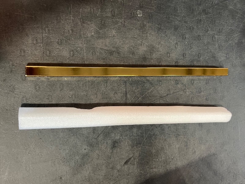 Photo 1 of 2 Metal Tube Replacements ONLY for 25" Gold Bar Stools Set Gold Metal Frames, Counter Height Bar Stools for Kitchen Island