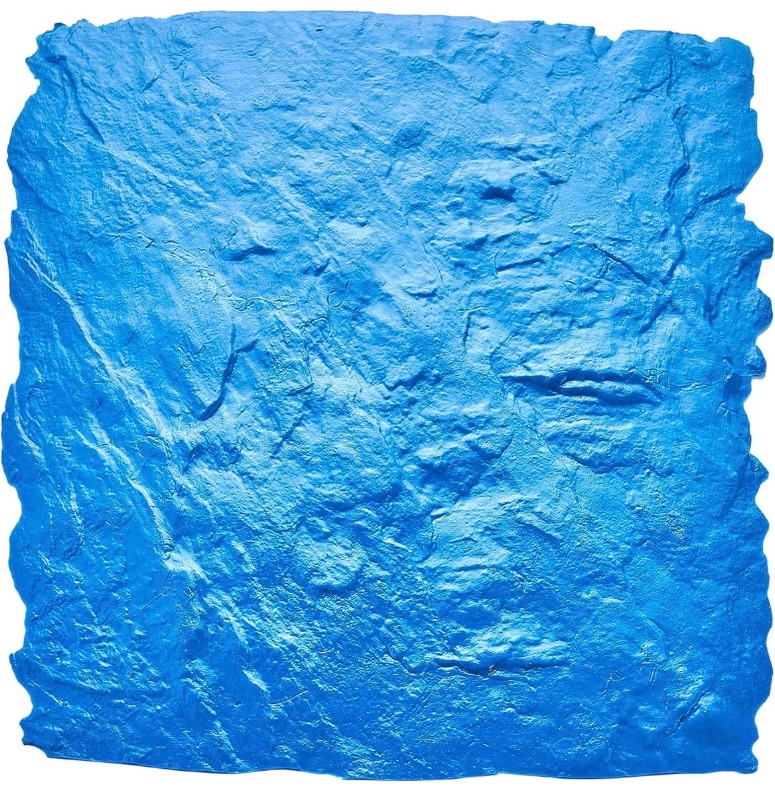 Photo 1 of 3Pcs VEVOR Concrete Stamps Mat,35in  x 35 in, Concrete Texturing Skin Polyurethane Stamp Stone Tile Texture Mat, Slate floor Imprint Seamless Stamp Concrete Molds for Outdoor Decorative, Blue