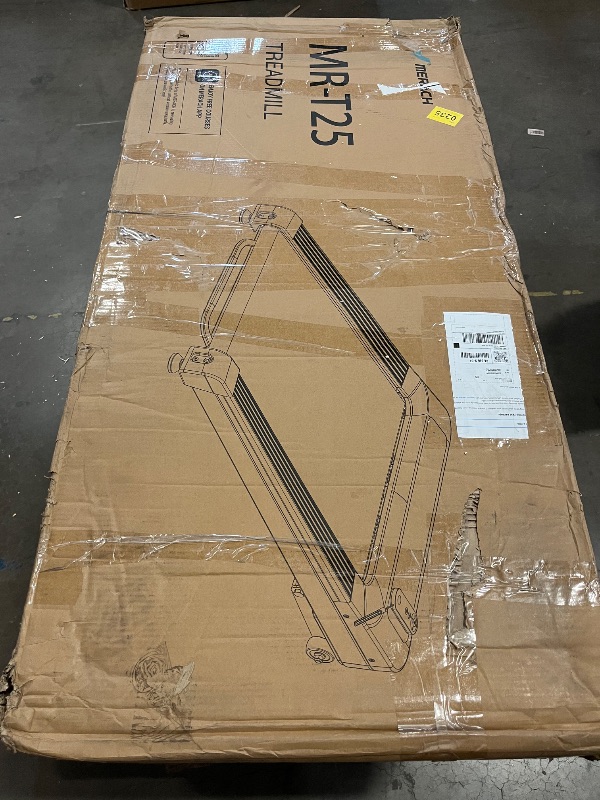 Photo 1 of MERACH Walking Pad with Incline 12% Auto Treadmill for Home, 400lbs Capacity 3.5HP Super Quiet Brushless Walking Pads Under Desk, 16.5"x41.3" Mat Walk Pad with Remote & LED W50 Walking OAD
