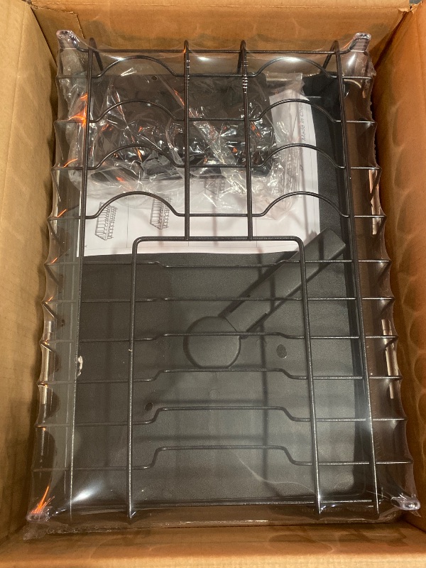 Photo 1 of 2 Tier Under Sink Storage & Organisation, Under Bathroom Cabinet Storage, Kitchen Sink Organiser Rack, Multi-purpose Under Sink Shelf Organizer- (Black)
