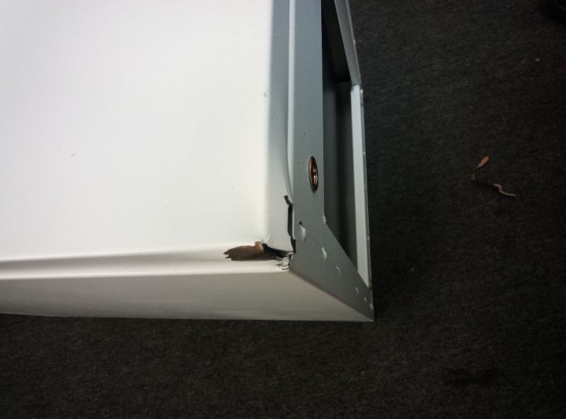 Photo 1 of Mobile File Cabinet for Home Office, Lockable 3 Drawer Filing Cabinet with Wheels for A4-Size/Letter-Size/Legal-Size, Fully Assembled Except Casters, White