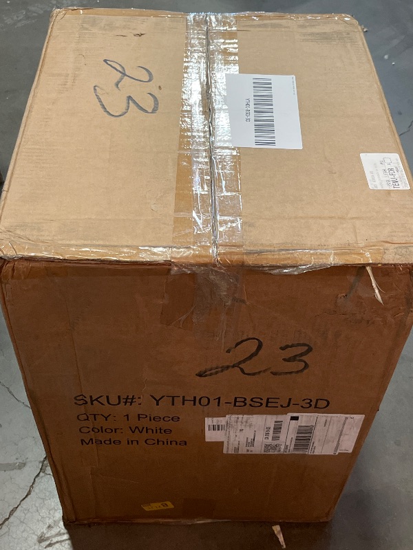 Photo 1 of Mobile File Cabinet for Home Office, Lockable 3 Drawer Filing Cabinet with Wheels for A4-Size/Letter-Size/Legal-Size, Fully Assembled Except Casters, White